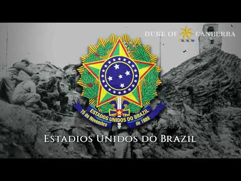 (VERY RARE RECORDING) National Anthem of Brazil during WW2 - Hino Nacional Brasileiro