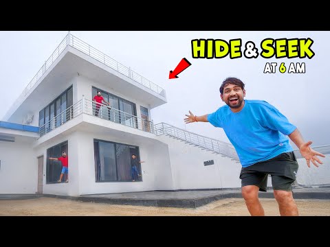 Playing Hide & Seek At 6 Am - सुबह के 6 बजे छुपन छुपाई 🤪। With Team