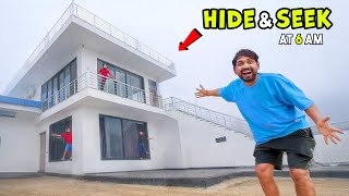 Playing Hide & Seek At 6 Am - सुबह के 6 बजे छुपन छुपाई 🤪। With Team
