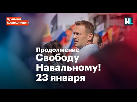 Свободу Навальному! Россия выходит 23 января. Прямая трансляция. Продолжение