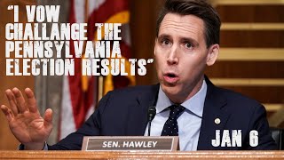 Josh Hawley Vows to Contest Pennsylvania Electors Jan 6 As Thousands Protest Election in Arizona