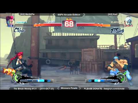 The Break Weekly #131 - SSF4ae WF - [AG] MarlinPie VS [AG] Kazi