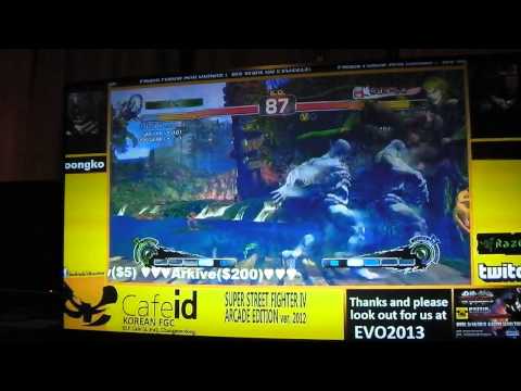 Cafe ID Poongko (Seth) vs.PUNKLEI (Ken) SSF4:AE 2012 XBL Match 3