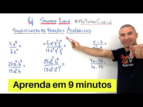 SIMPLIFICAÇÃO DE FRAÇÕES ALGÉBRICAS | EM 9 MINUTOS