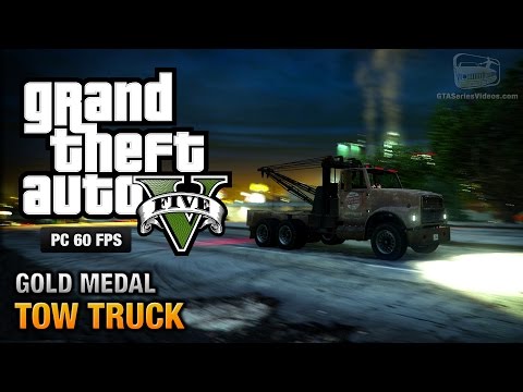 GTA 5 PC - Mission #38 - Tow Truck [Gold Medal Guide - 1080p 60fps]