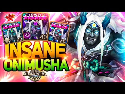 NEED A NERF? G2 TRIPLE ONIMUSHA Team is INSANE - Summoners War