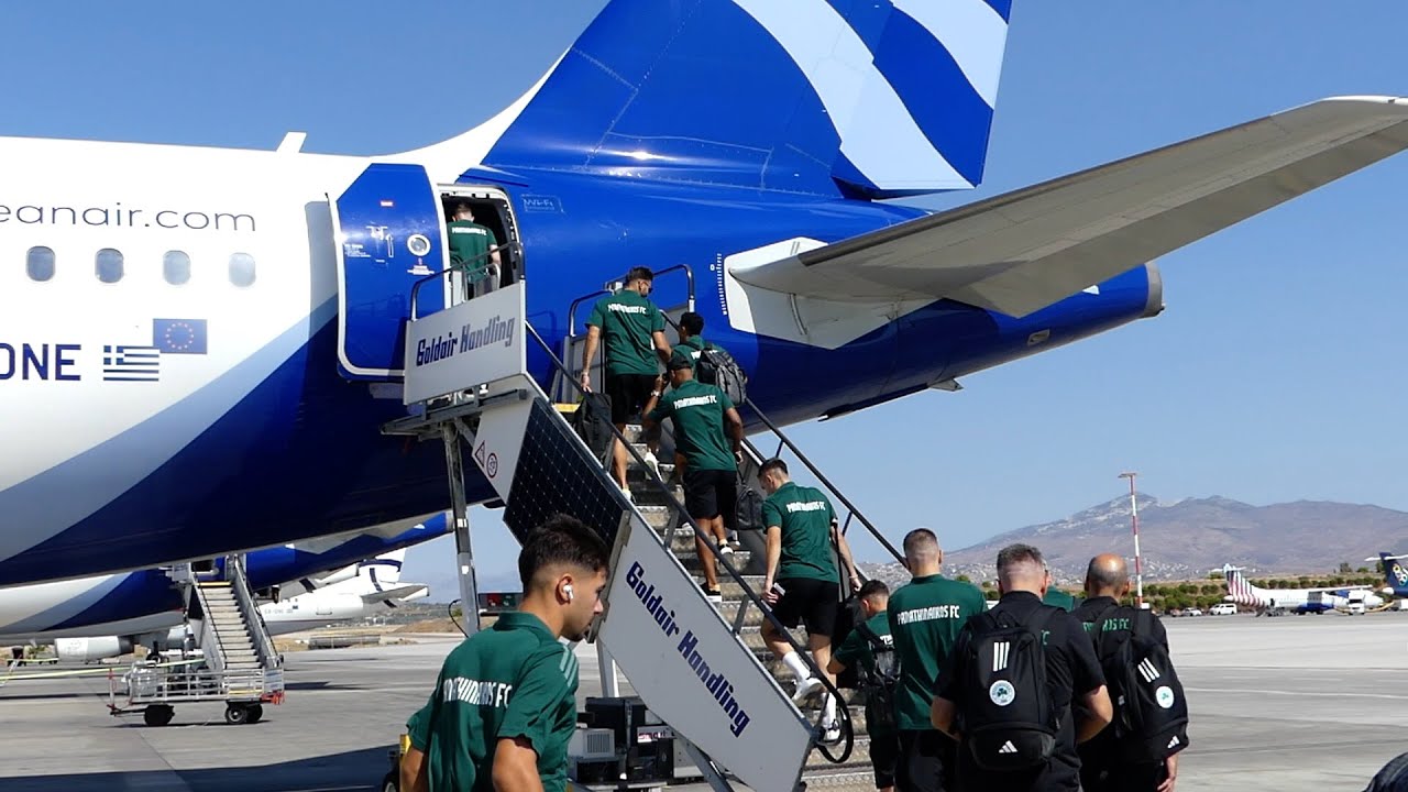 Η πτήση Αθήνα – Φιλιππούπολη μέσα από το PAO TV | pao.gr