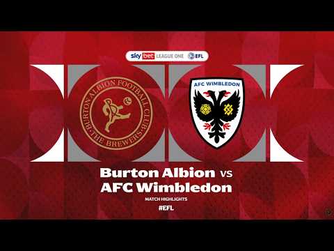 FC Burton Albion Burton-on-Trent 1-0 AFC Association Football Club Wimbledon Londra 