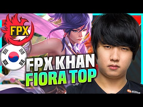 KHAN DOMINATING FIORA! - FPX Khan Plays Fiora Top vs Camille! | KR SoloQ Patch 10.22