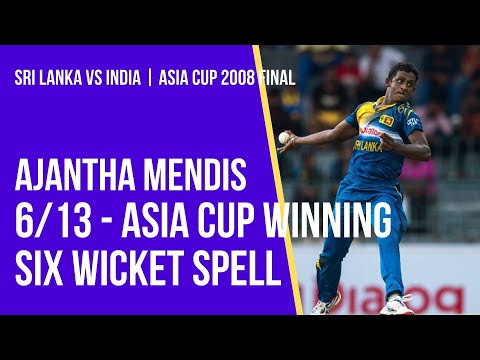 Asia Cup 2008 Final : Ajantha Mendis 6/13 against India