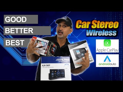 Good Better Best. Double Din Car Stereo Headunit w Wireless Andriod Auto and Wireless Apple CarPlay