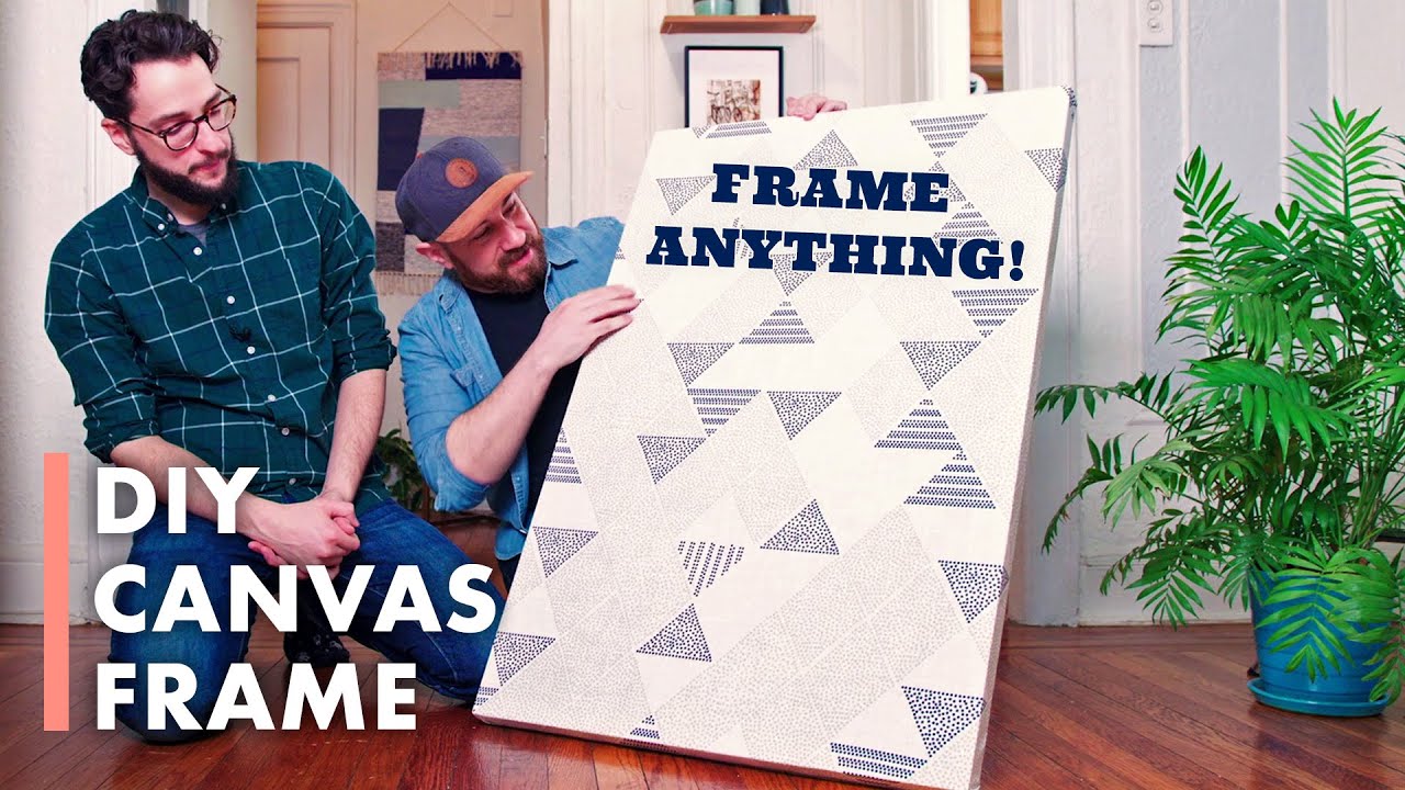DIY Canvas Frame: Turn Anything Into Art! - HGTV Handmade