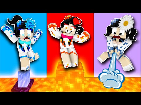 3 Sadako Elemental Sisters Floor Is Lava Challenge