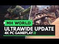 Monster Hunter World | New Ultrawide Support - 4K PC Gameplay