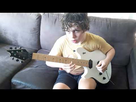 12 Year Old Guitarist Paul Gilbert Style Solo