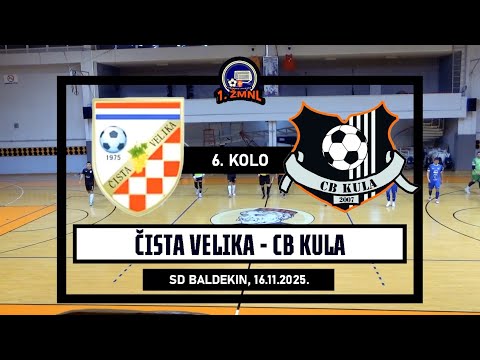 1. ŽMNL: ČISTA VELIKA - CB KULA  5:5, 16.11.2025.