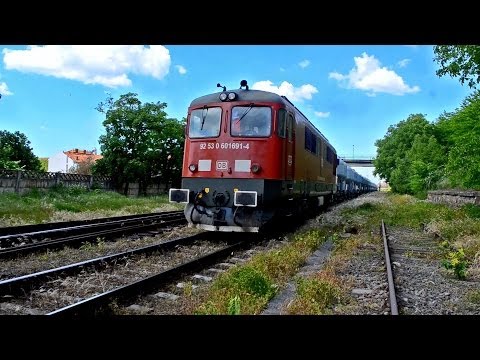 DA1691 + DBSR Freight Train + Mega-Hornz @Oradea station (10 05 2014)
