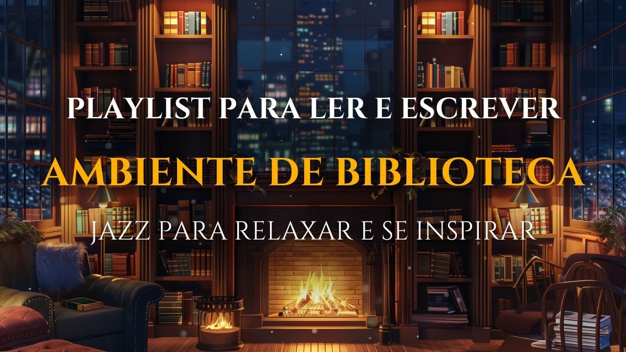 Música JAZZ PIANO para escrever com Ambiente de Biblioteca | Playlist Para Escrever | Marina Blanc