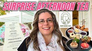 TRYING A SURPRISE AFTERNOON TEA | Farm House Cafe | What I thought about the mystery afternoon tea?