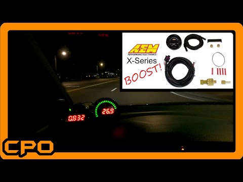Install: AEM X-Series Boost Gauge - 2019 Golf R