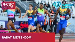 MEET RECORD in men's 400m at Diamond League meet in Rabat | #CBCSports