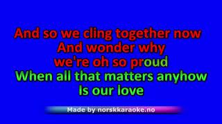 Karaoke We belive in happy endings - Heidi Hauge Leveres av Norsk Karaoke