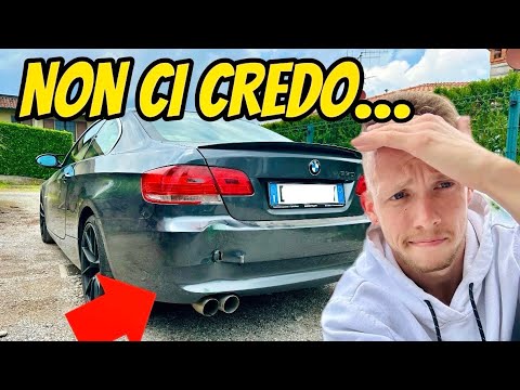 I DESTROYED MY BMW 330i AGAINST THE HOUSE GATE…😫