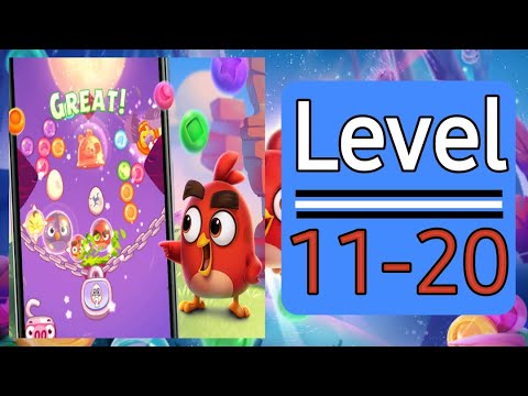 Angry Birds Dream Blast Level 11 to 20 Gameplay Walkthrough Android-IOS