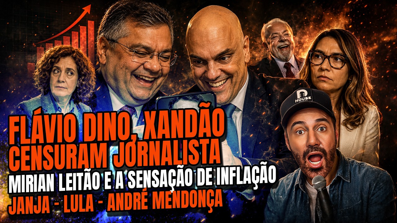 XANDÃO E DINO CENSURAM JORNALISTA | MIRIAN LEITÃO E A SENSAÇÃO DE INFLAÇÃO - STAND UP DIOGO PORTUGAL