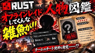     【RUST人物図鑑】暴言・被害妄想・レイド待ち――謎の生態を観察してみた