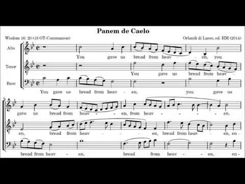 Panem de Caelo, di Lasso (arr. Heath Morber) - English