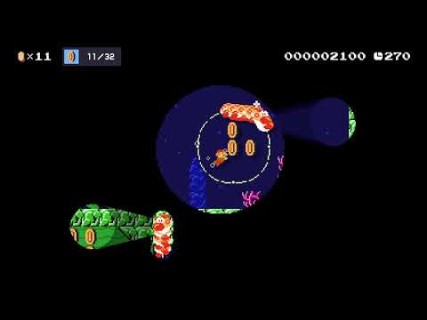 Dark Water by ItsPePPo! 🍄 Super Mario Maker 2 ✹Switch✹ #awg