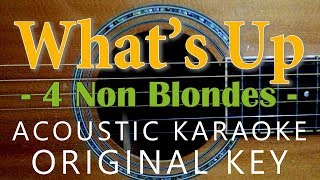 Download lagu What's Up - 4 Non Blondes[Acoustic Karaoke] mp3