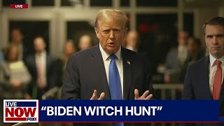 Trump speaks after hush money trial opening statements | LiveNOW from FOX