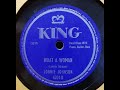 BLUES: Lonnie Johnson / What A Woman / King 4201 / 1947