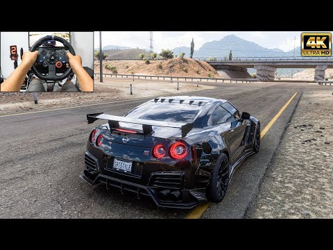 1000HP Nissan GTR NISMO | Forza Horizon 5 | logitech g29 gameplay