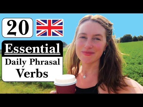 我的日常生活所需的 20 個短語動詞!英式英語？ (My TOP 20 PHRASAL VERBS needed for daily life!!! ☕?| British English ??)