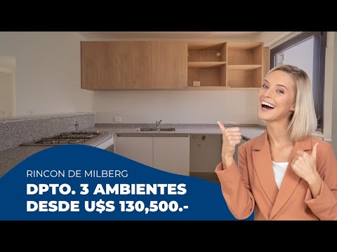 Venta Departamento 3 Ambientes frente Santa Maria Rincon de Milberg Tigre
