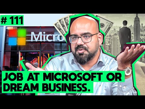 Job at Microsoft or Dream Business? | Ask Ganjiswag#111