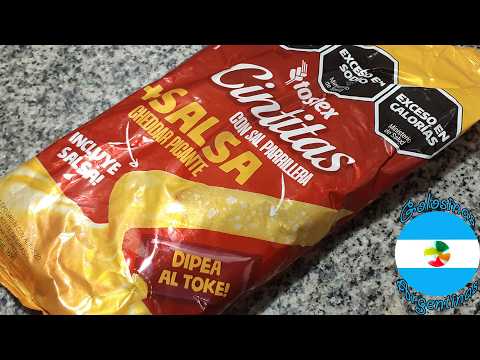 Tostex Cintitas con Sal Parrillera + Salsa Cheddar Picante - Talitas - Snack