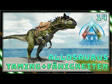 ASA Taming Guide ⭐ 14: Allosaurus zähmen - Fähigkeiten | ARK Survival Ascended | #Doctendo