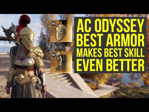 Assassin's Creed Odyssey Best Armor ENHANCES BEST SKILL -  Arena Fighter Set (AC Odyssey Best Armor)