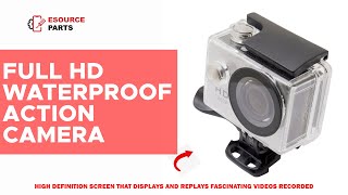 Helmet Action Camera: Full HD 1080p, Wifi & Waterproof