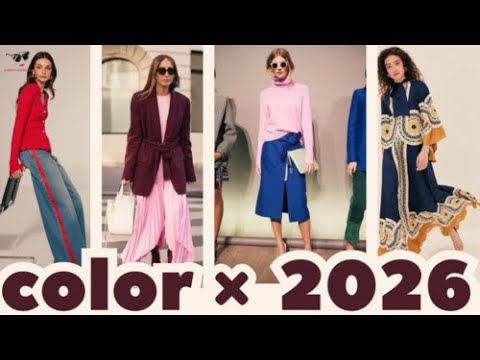 2026 Color Trends (And How To Wear Them)