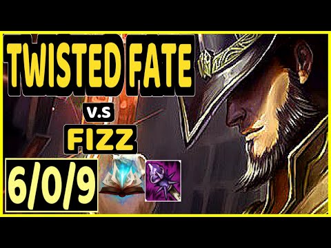 XERO (TWISTED FATE) vs FIZZ - 6/0/9 KDA MID GAMEPLAY - BR Ranked GRANDMASTER