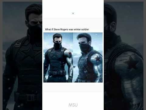 Steve Rogers as Winter Soldier ☠️ #shorts #wintersoldier #steverogers #captainamerica #mcu #fyp