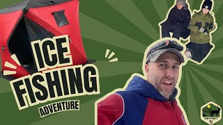 Family Ice Fishing Trip: Testing the Vevor Ice Fishing Tent with Kids!