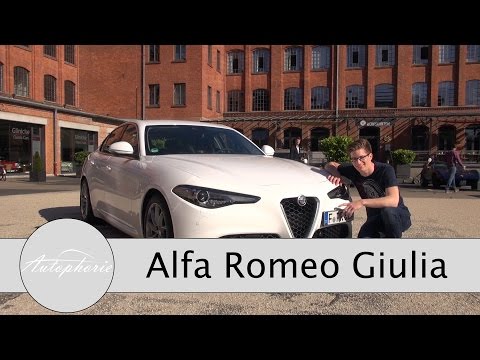 2016 Alfa Romeo Giulia SUPER test / driving report / review - Autophorie
