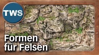 Review: Formen von Woodland Scenics für Felsen / Rock-Molds (Geländebau, Modelbahn, Gebirge, TWS)