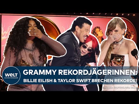 Video Thumbnail: LOS ANGELES: Taylor Swift bricht Rekorde - 13. Grammy Sieg für "Midnight" als Album des Jahres!